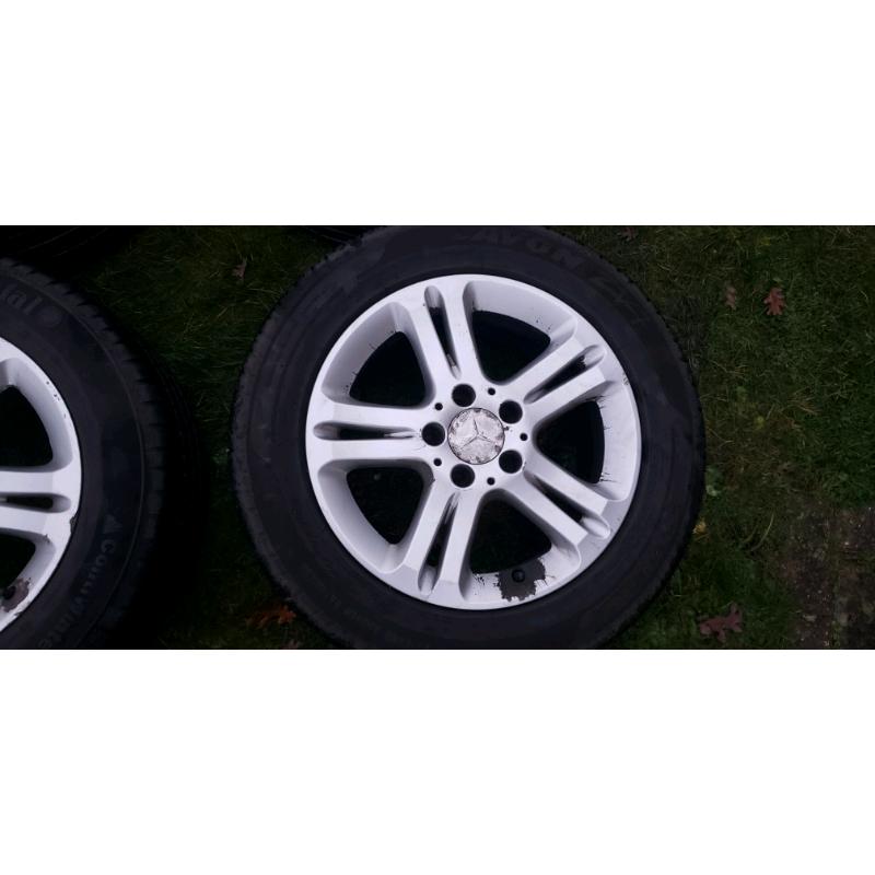 Mercedes E-class alloy wheels 16"