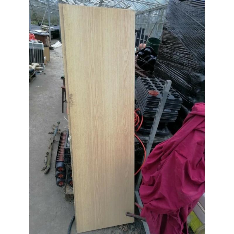 Two light weight Caravan door panels