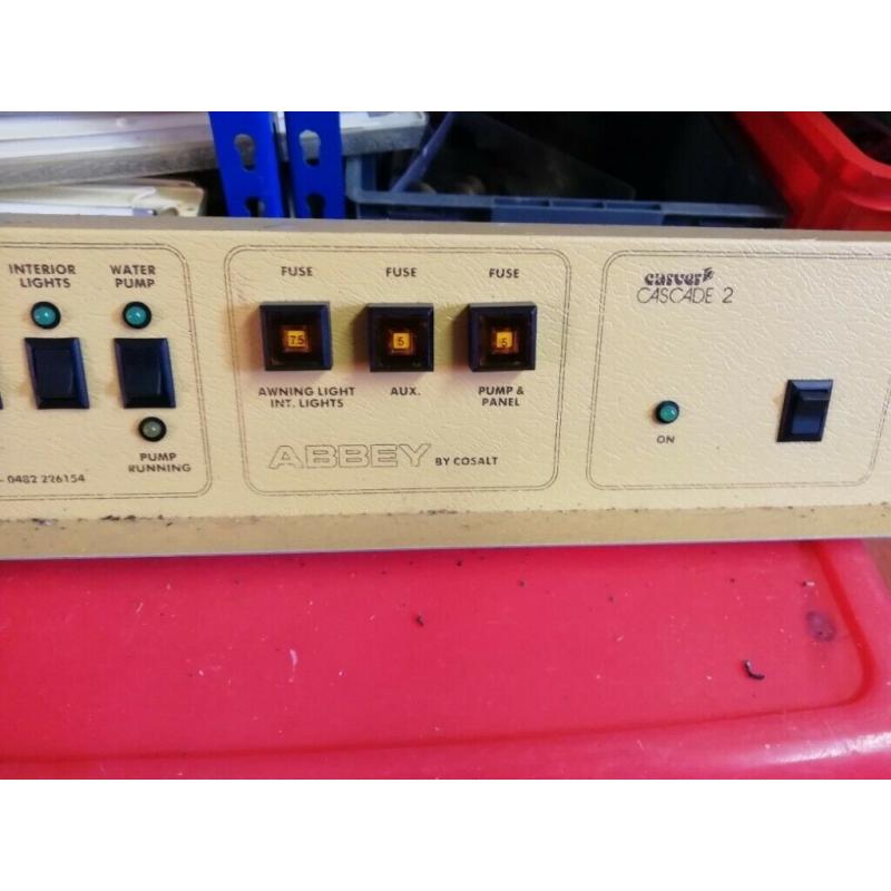 Abbey Caravan switch panel