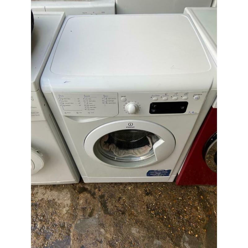 Indesit new model 7 kg timer display fully working washing machine