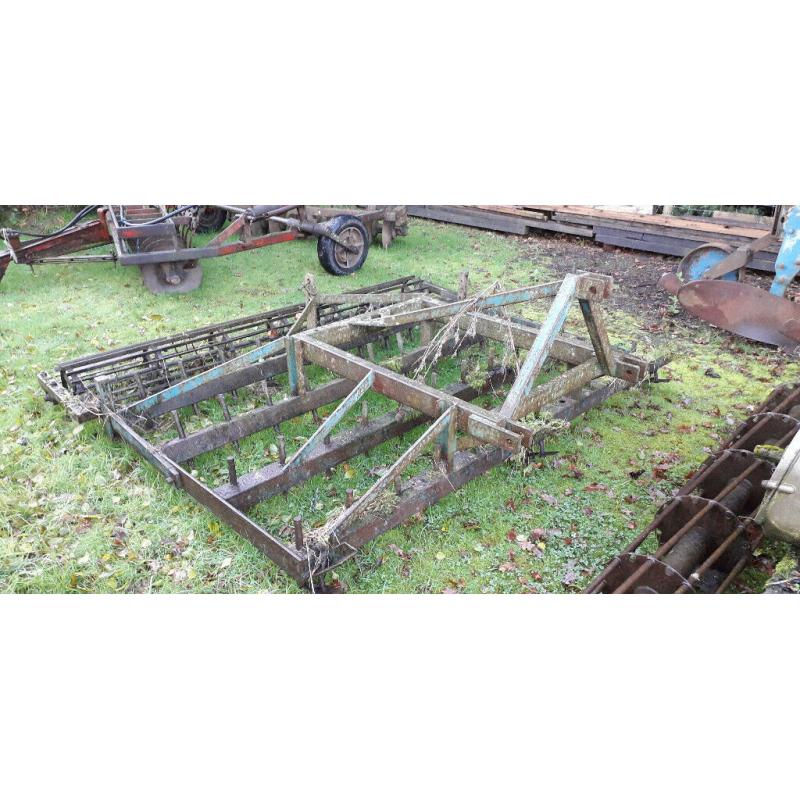 Tractor Mounted Dutch Harrow Cultivator Land Leveller Grader harrows
