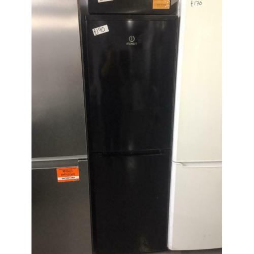 ???? INDESIT FRIDGE FREEZER BLACK ????