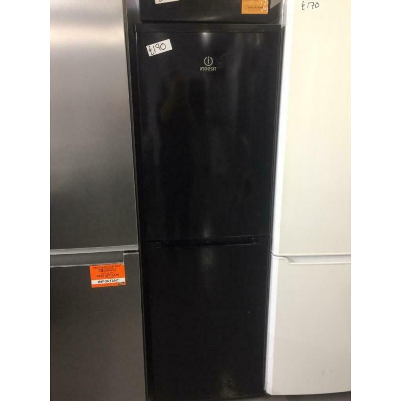 ???? INDESIT FRIDGE FREEZER BLACK ????