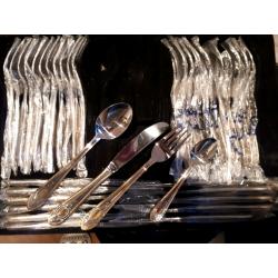 Bestecke 23/24 karat gold cutlery set new in case excellent quality