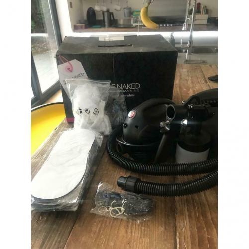 Bare naked self tanning spray gun