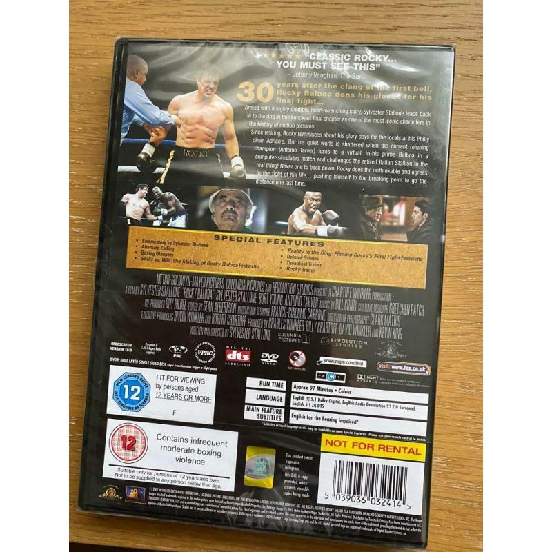 Rocky balboa DVD BRAND NEW