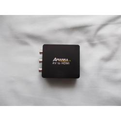 Amanka AV-to-HDMI Convert/Adapter Good Working Condition
