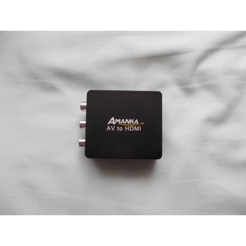 Amanka AV-to-HDMI Convert/Adapter Good Working Condition