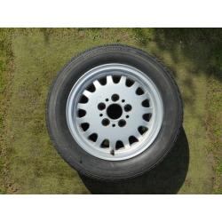 BMW E36 - 15 INCH ALLOY WHEEL 1180447-12 & GOOD TYRE ContiEcoContact CP 205/60 R15 91V