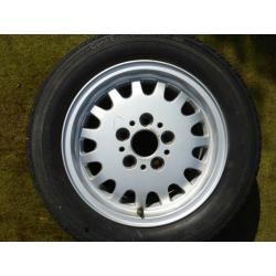 BMW E36 - 15 INCH ALLOY WHEEL 1180447-12 & GOOD TYRE ContiEcoContact CP 205/60 R15 91V