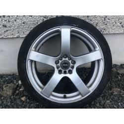18INCH 5/114, 5/100 BELLINI ALLOY WHEELS FIT TOYOTA SEAT NISSAN MITSUBISHI VW MAZDA ETC WITH TYRES