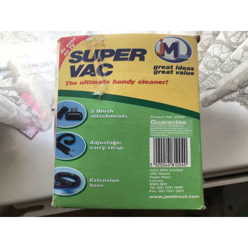 Hand Vacuum Cleaner JML Super Vac ?15