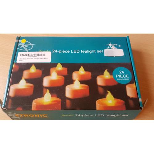 24 piece LED tealight set