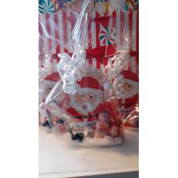 Hand painted wooden Santa personalised
