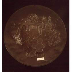 Hand-made Decotative Large Christmas Serving Platter