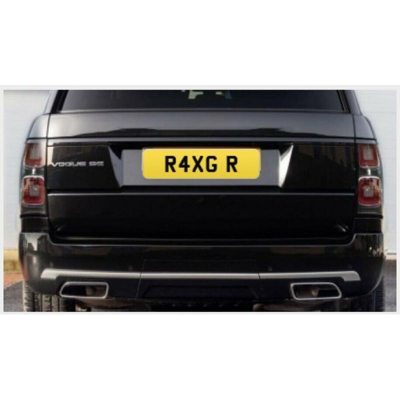 R4 XGR (R4XGR or R4XG R) RANGE ROVER or FORD RANGER private car number plate