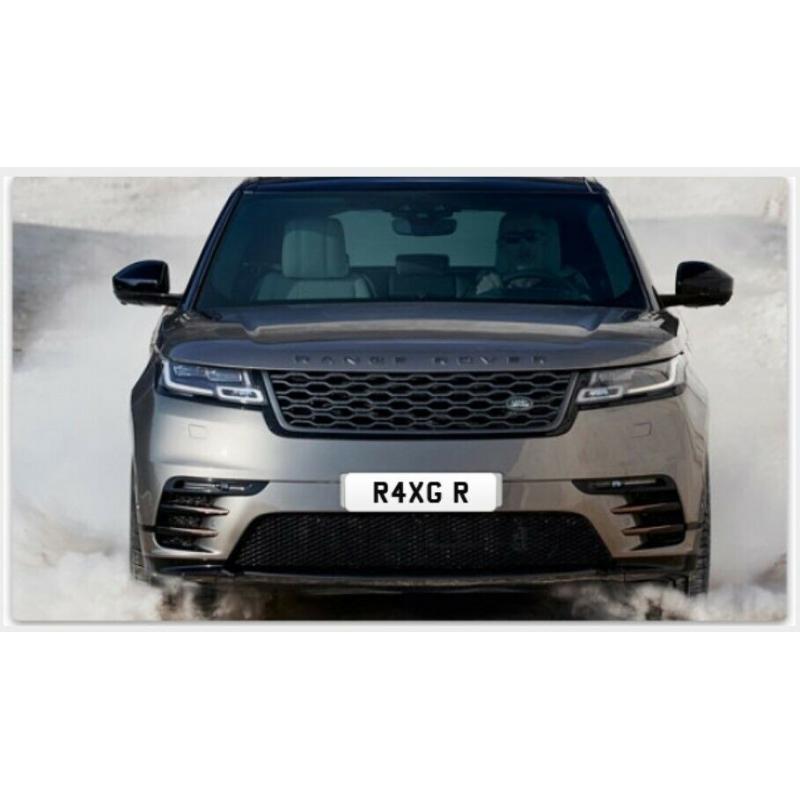 R4 XGR (R4XGR or R4XG R) RANGE ROVER or FORD RANGER private car number plate