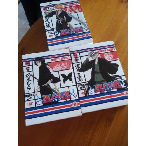 Bleach box sets - season 1, 2 and 3