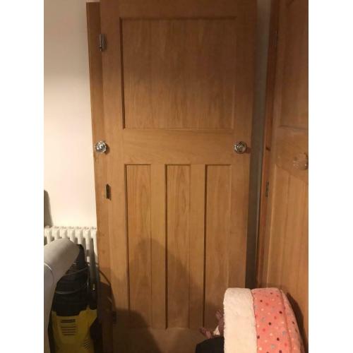 TWO OAK DOORS