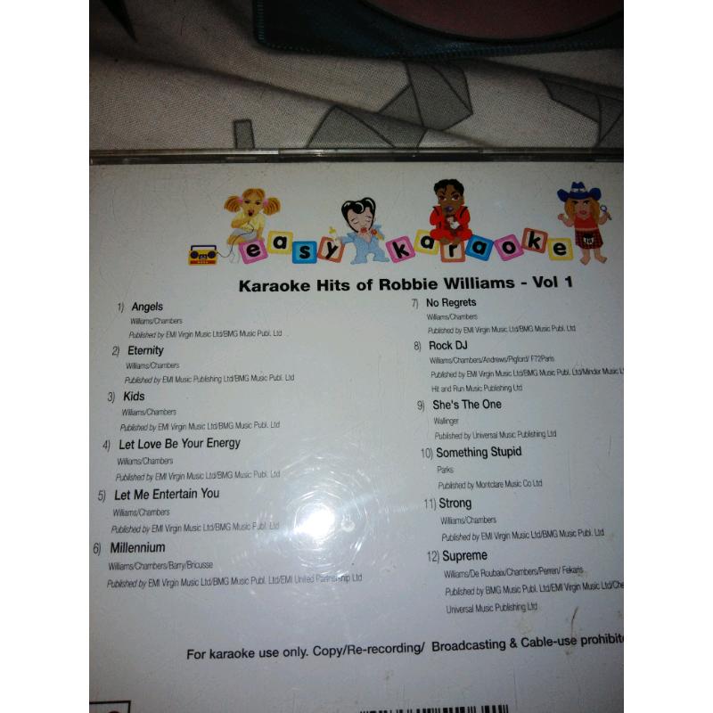 Karaoke cdg disks
