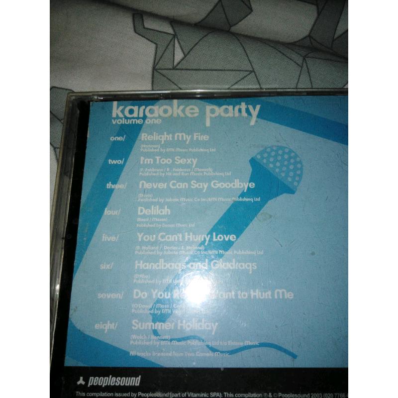 Karaoke cdg disks