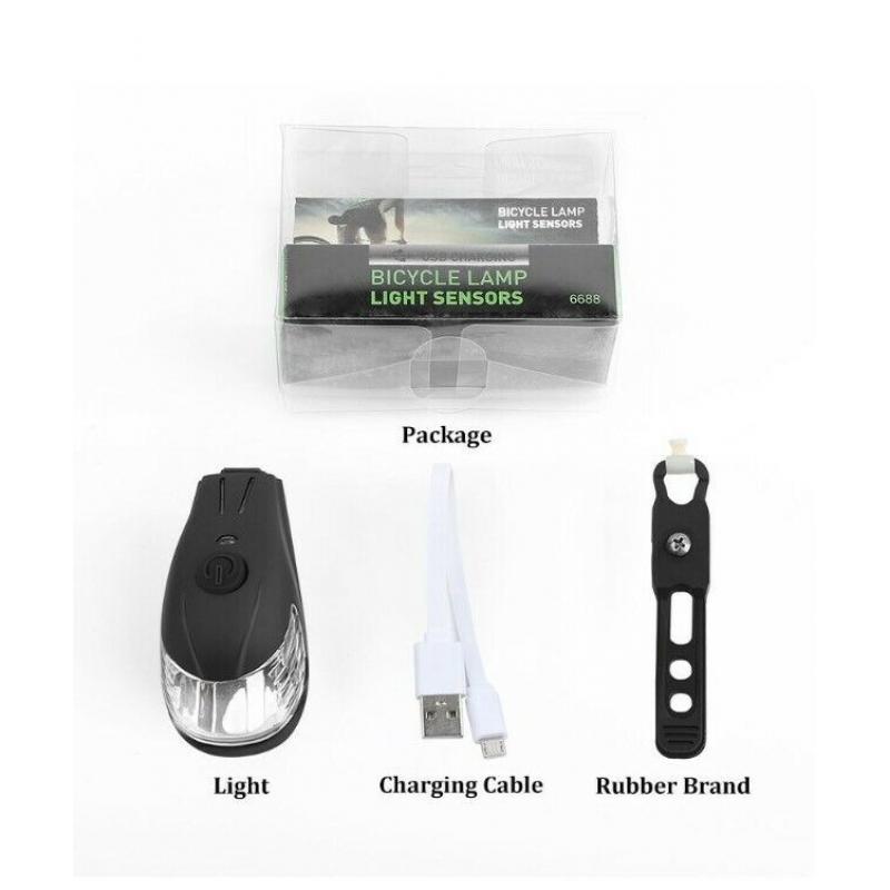 Front Bike Light USB rechargeable
