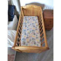 Crib with built in Rocker