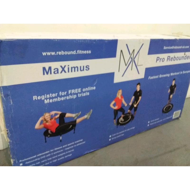 MAXIMUS PRO REBOUNDER Fitness Trampoline - BNIB RRP ?240