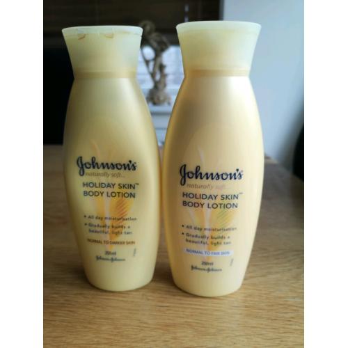 Johnson holiday skin body lotion