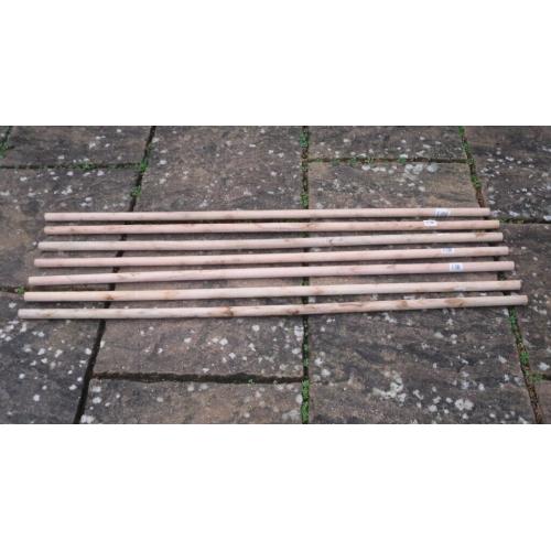 7 New Wooden Broom Handles