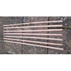 7 New Wooden Broom Handles