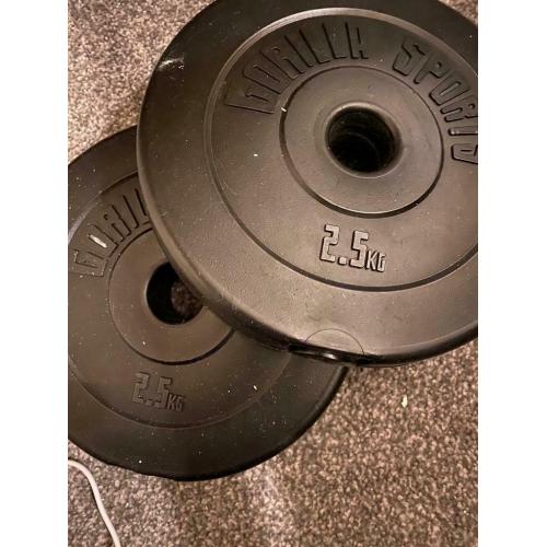 Two weight bars