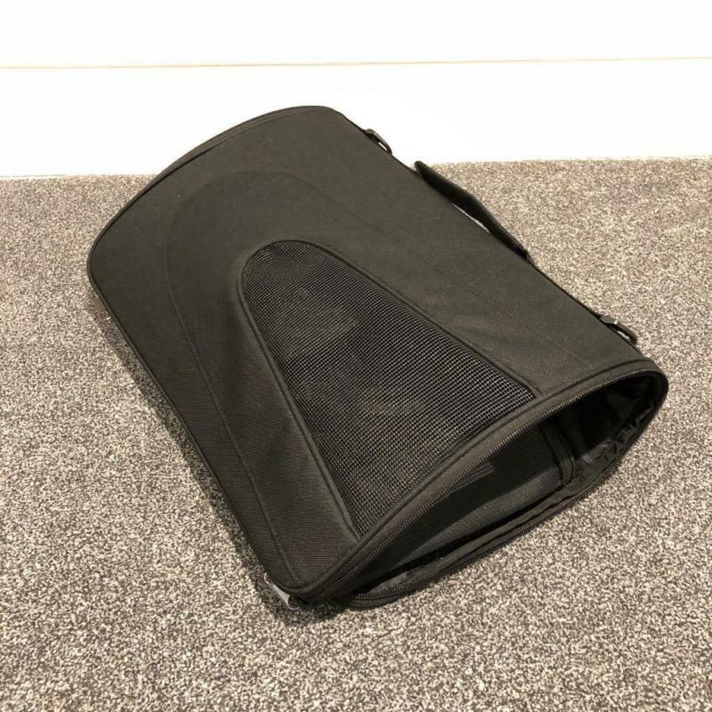Collapsible Pet Carrier and Cat Toys