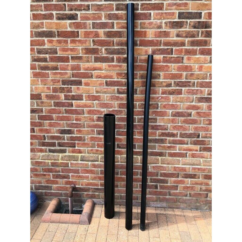 68mm/50mm Downpipe Offcuts All Black
