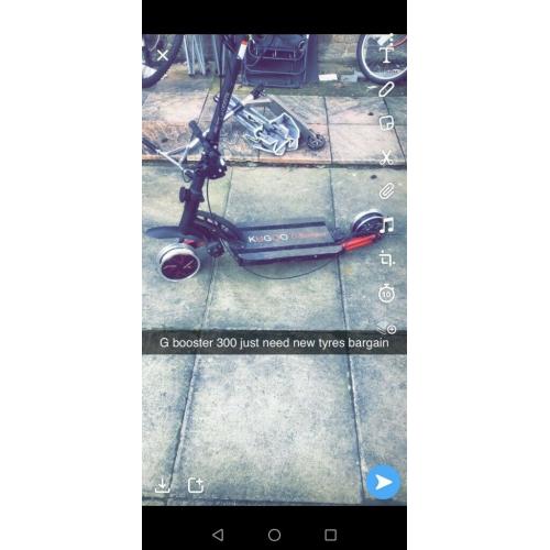 Kugoo g booster scooter