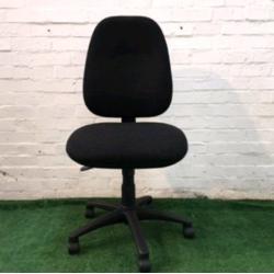 BLACK OPERATOR CHAIR CHEAP USED OFFICE FURNITURE CLEARANCE SALE