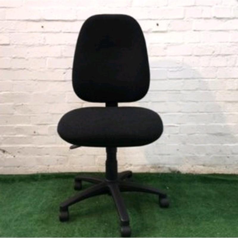BLACK OPERATOR CHAIR CHEAP USED OFFICE FURNITURE CLEARANCE SALE