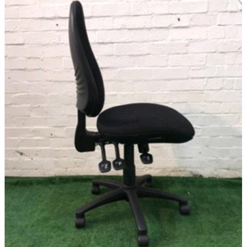 BLACK OPERATOR CHAIR CHEAP USED OFFICE FURNITURE CLEARANCE SALE