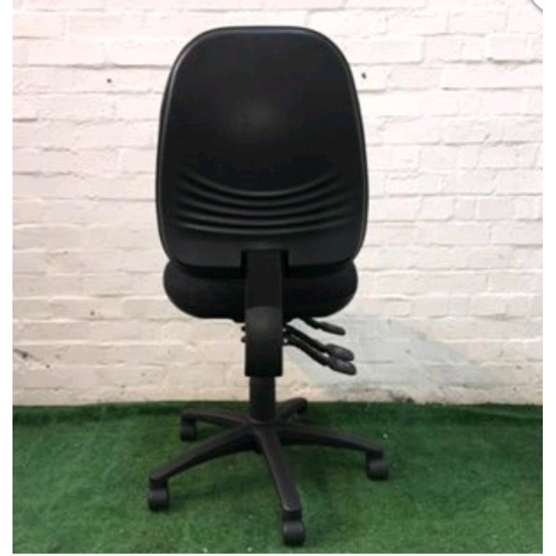 BLACK OPERATOR CHAIR CHEAP USED OFFICE FURNITURE CLEARANCE SALE