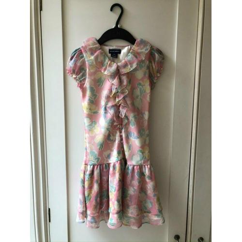 Ralph Lauren smoky pink chiffon dress Age 6 - worn once