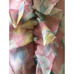 Ralph Lauren smoky pink chiffon dress Age 6 - worn once