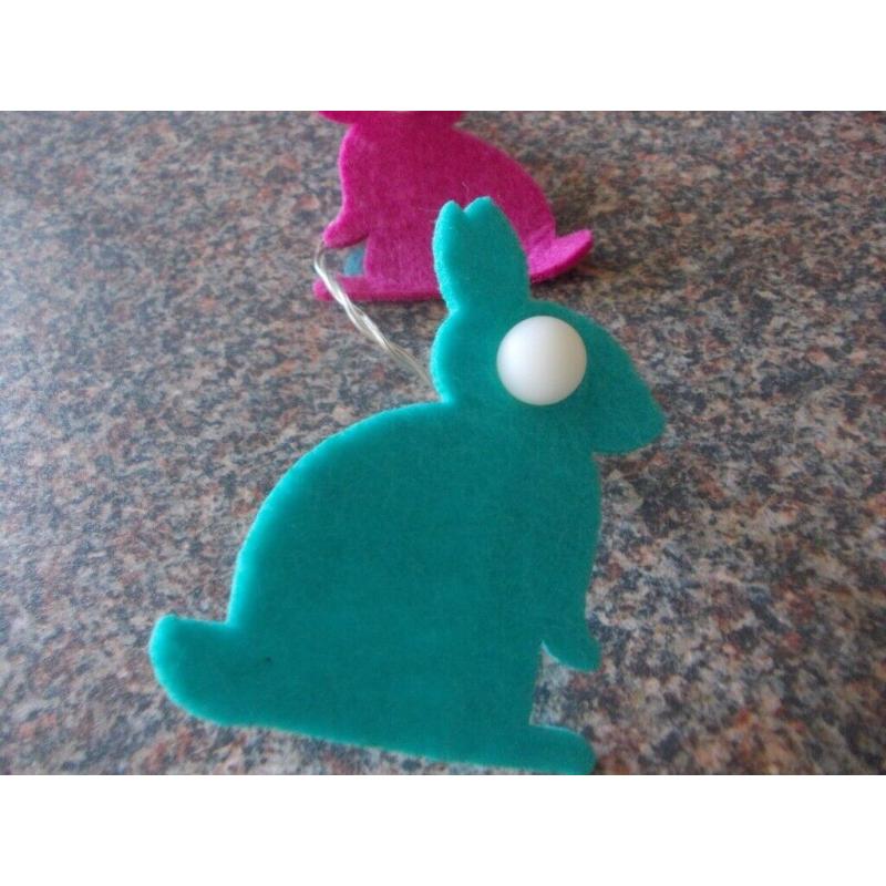 Felt rabbit Lights very good condition