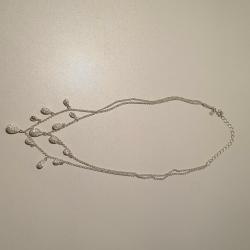 Shiny Artificial Necklace With Earrings Kids Jewellery Set