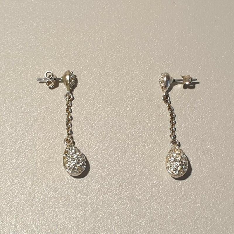 Shiny Artificial Necklace With Earrings Kids Jewellery Set