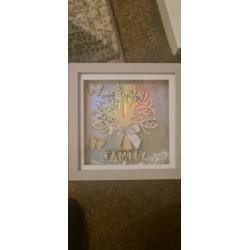 Personalised family 3d frames
