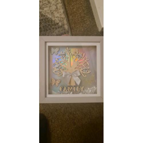 Personalised family 3d frames