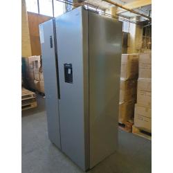 LOGIK LSBSDX20 A+ Frost Free American-Style Fridge Freezer - Inox