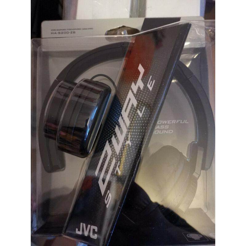 JVC HA S200 ZB headphones BNIB