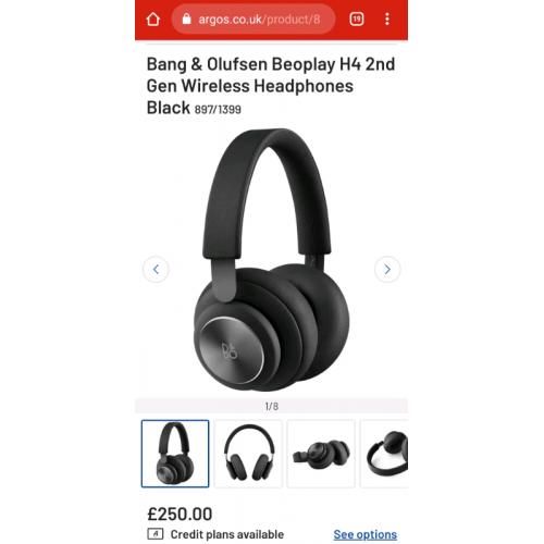 Bang & Olufsen H4 2nd Gen Headphones