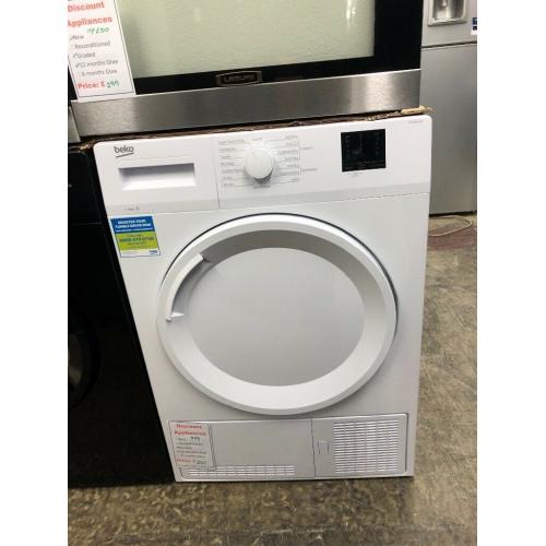 Beko white 8kg condenser tumble dryer. ?220. new/graded. 12 month guarantee